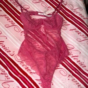 Victoria's Secret Fuchsia Lace Lingerie